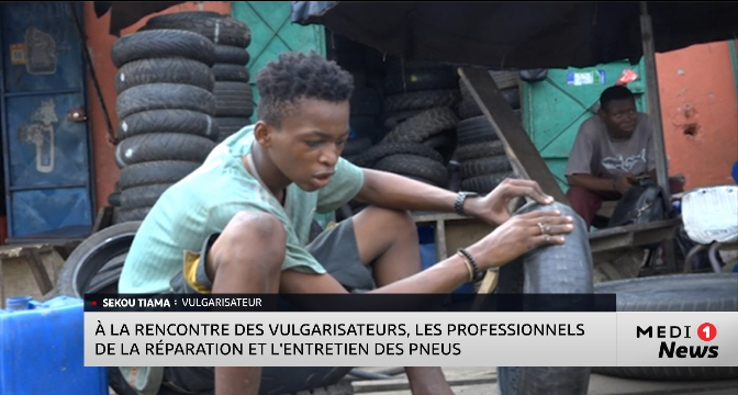 A la rencontre de vulgarisateurs, les professionnels de la réparation et l'entretien des pneus