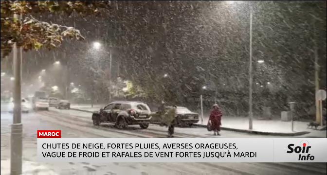 Alerte Météo : vigilance orange pour neige, fortes pluies, vagues de froid et rafales