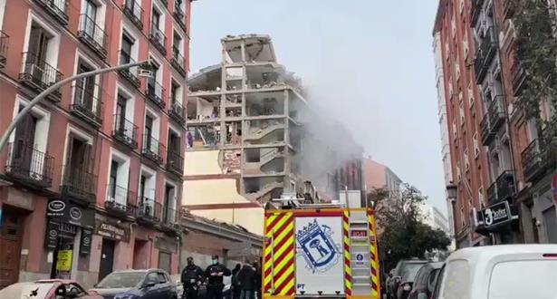 الانفجار في وسط مدريد ناجم عن الغاز بحسب رئيس بلدية المدينة الانفجار في وسط مدريد ناجم عن الغاز بحسب رئيس بلدية المدينة