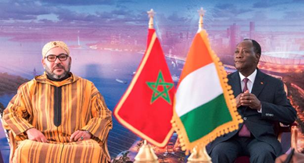 Guerguarat: le Président ivoirien assure le Roi de la solidarité et du plein soutien de son pays aux initiatives du Souverain