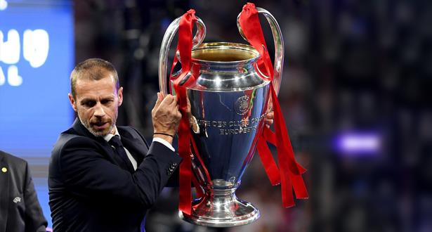 رئيس الـ UEFA يكشف خطته لإتمام "دوري الأبطال"