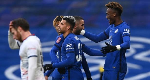 كأس إنكلترا .. زملاء زياش يتأهلون بفضل الـ"هاتريك"