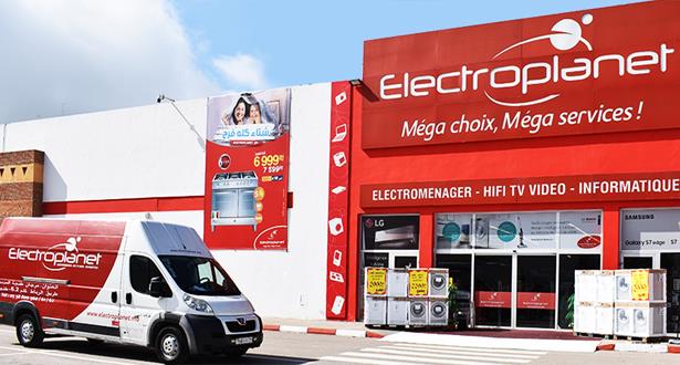 ELECTROPLANET, N°1 au Maroc en magasins spécialisés en électroménager, TV, Hi-Fi, multimédia, devient la référence en E-commerce