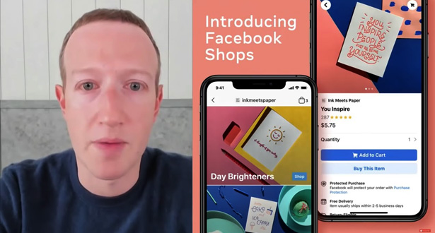 Facebook lance «Facebook Shops»
