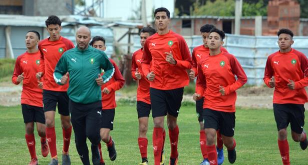 L'équipe nationale U17 en stage de préparation à Maâmora
