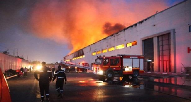 Casablanca: important incendie dans un dépôt de stockage, feu circonscrit