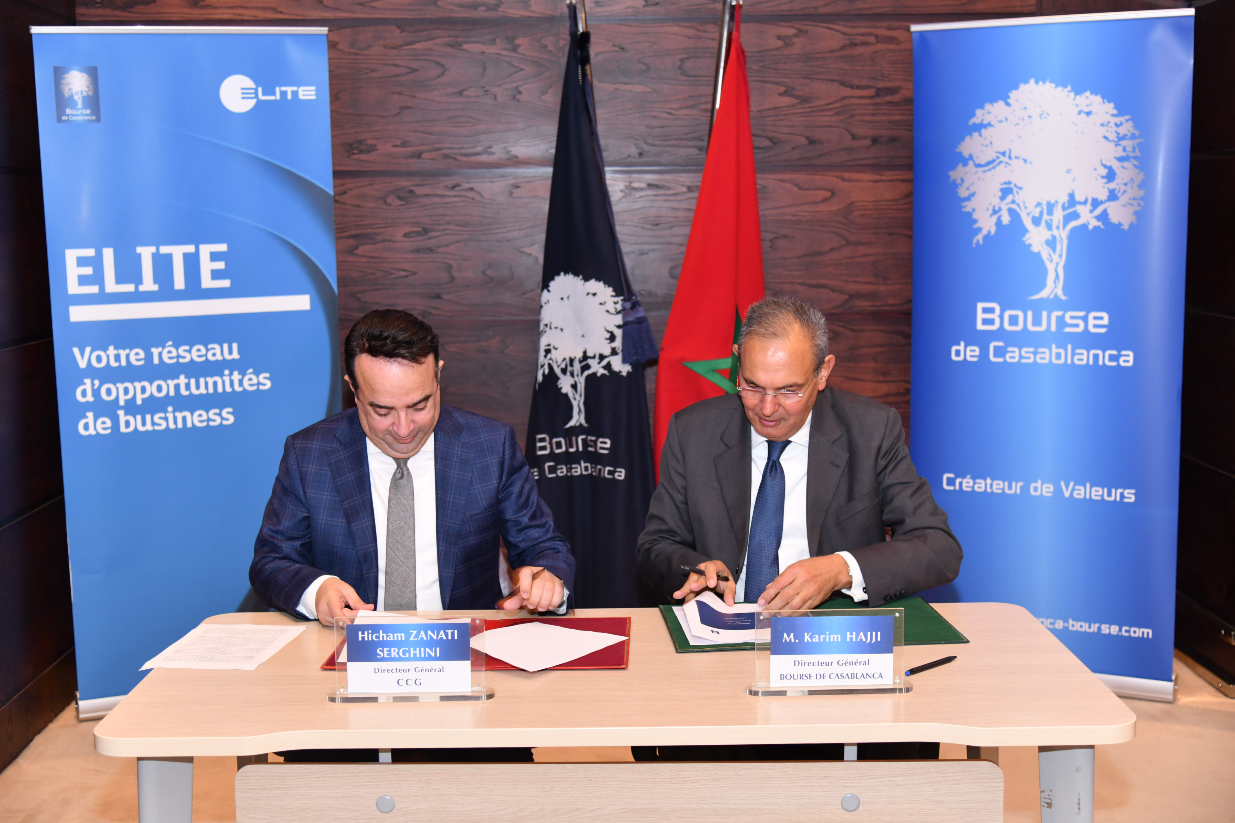 PME: la Caisse Centrale de Garantie et la Bourse de Casablanca signent un accord de coopération