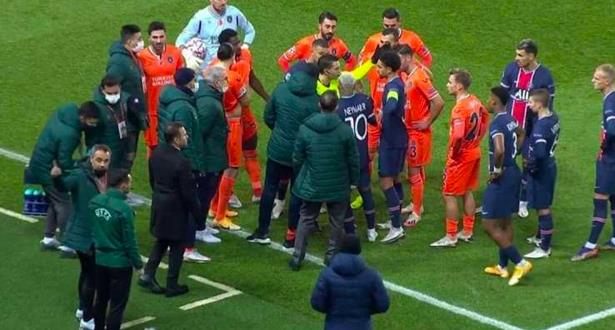 بعد توقفها بسبب "حادثة عنصرية".. أولى قرارات الـ UEFA حول مباراة سان جرمان وباشاكشهير