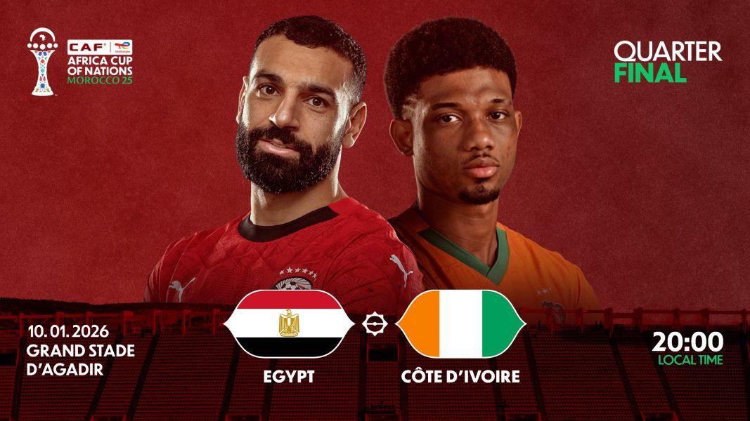 CAN 2025 : Égypte–Côte d’Ivoire, qui ira en demi-finale ? CAN 2025 : Égypte–Côte d’Ivoire, qui ira en demi-finale ?