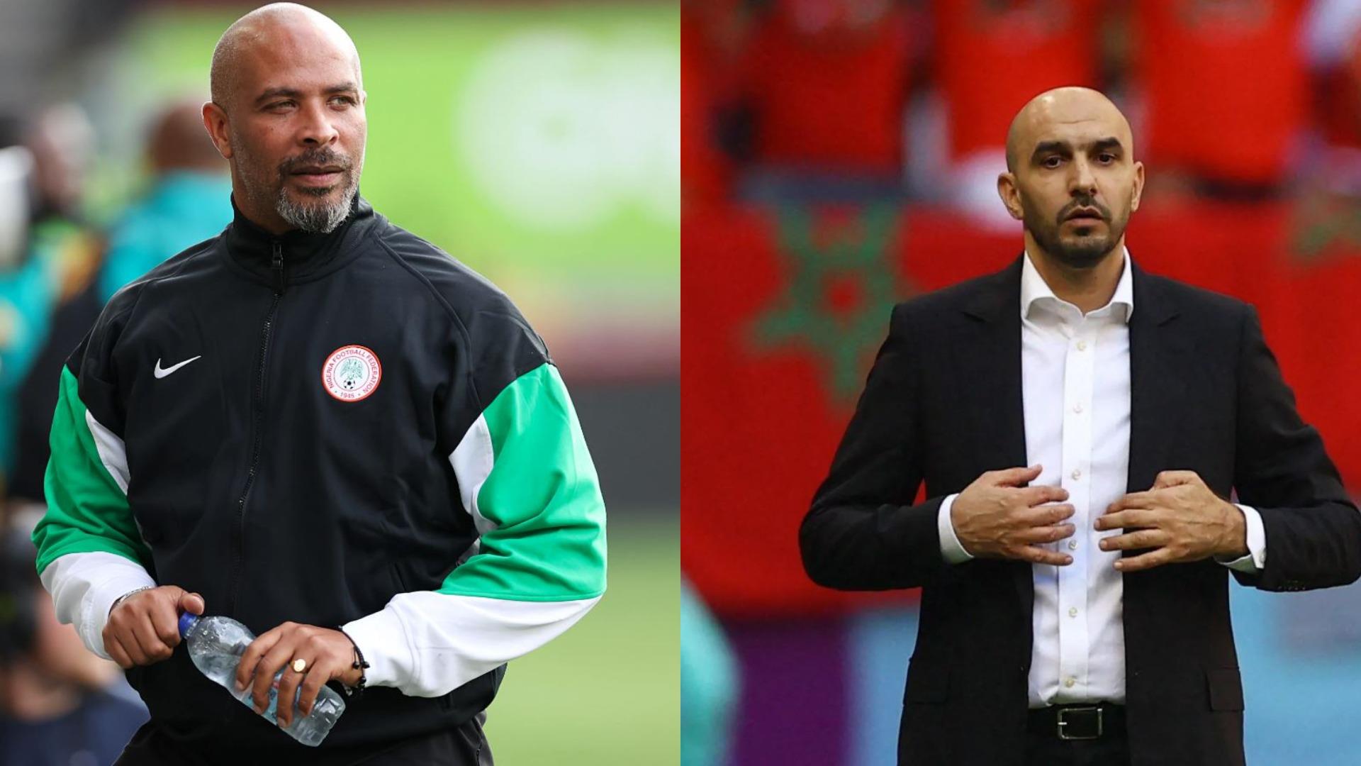 مدرب منتخب نيجيريا يتحدث عن مواجهة المنتخب المغربي في نصف النهائي