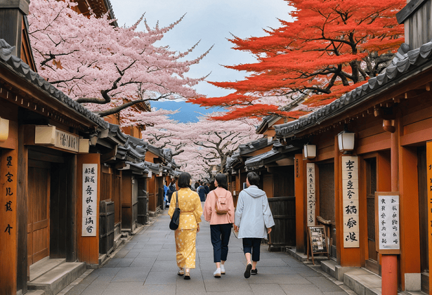 اليايان استقطبت عددا قياسيا من السياح في 2024