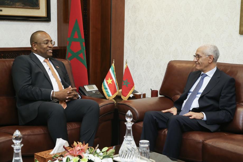 رئيس مجلس النواب يجري مباحثات مع وزير خارجية سورينام رئيس مجلس النواب يجري مباحثات مع وزير خارجية سورينام