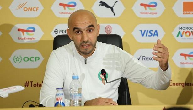 الركراكي: خطوة واحدة تفصلنا عن التتويج باللقب أمام أحد أفضل المنتخبات الإفريقية الركراكي: خطوة واحدة تفصلنا عن التتويج باللقب أمام أحد أفضل المنتخبات الإفريقية