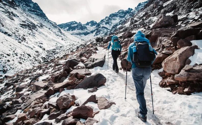 Toubkal : 3 personnes portées disparues suite à une avalanche Toubkal : 3 personnes portées disparues suite à une avalanche