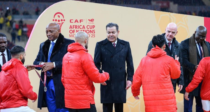 SAR le Prince Moulay Rachid préside la finale de la 35e édition de la CAN Maroc 2025