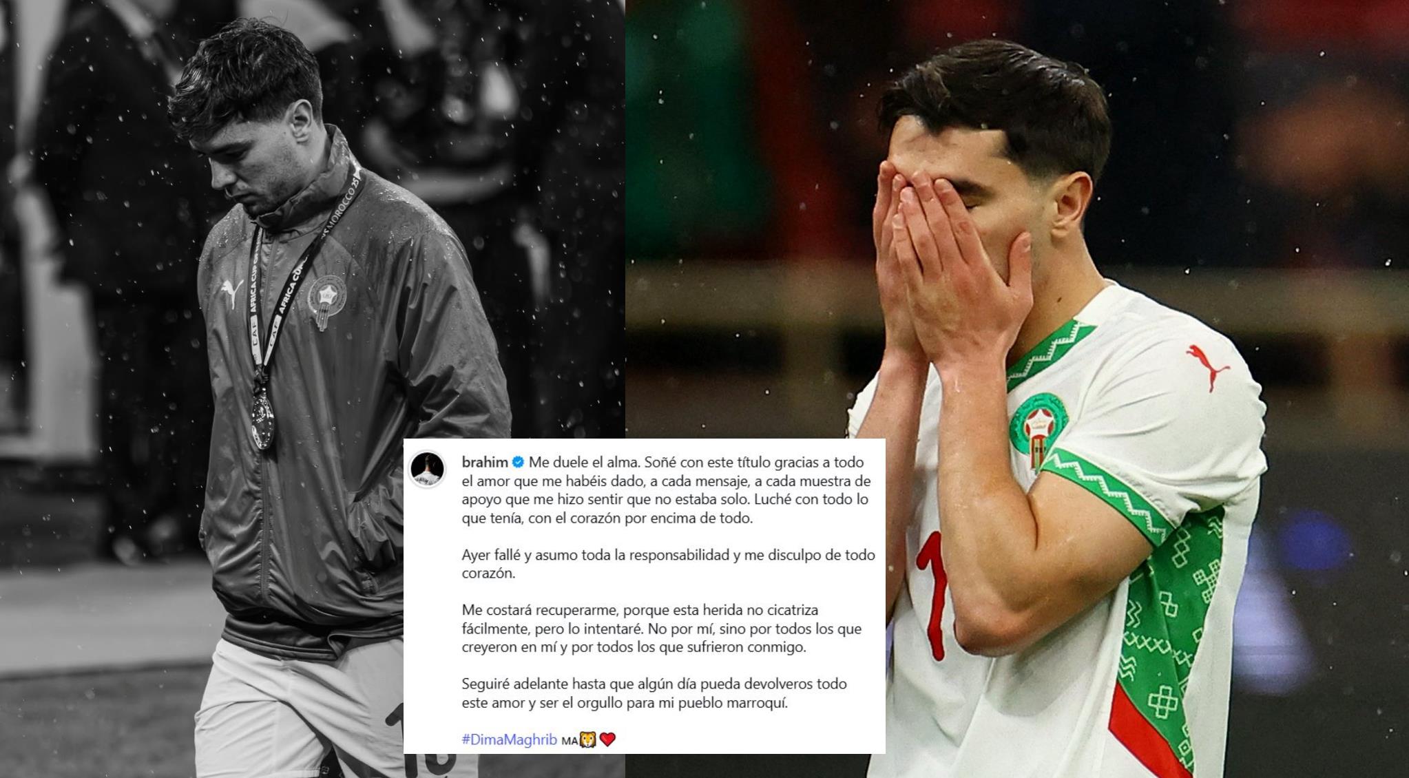 "J’ai le cœur brisé" : le message poignant de Brahim Diaz après la finale perdue contre le Sénégal "J’ai le cœur brisé" : le message poignant de Brahim Diaz après la finale perdue contre le Sénégal