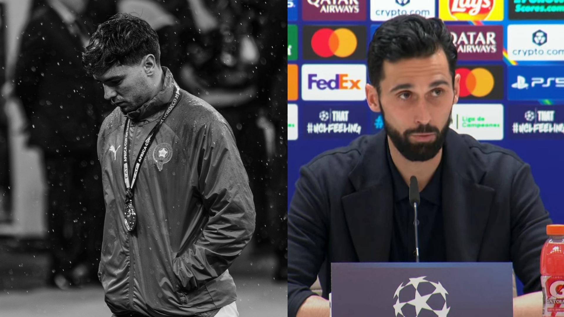 فيديو.. تعليق مثير من مدرب ريال مدريد عن إبراهيم دياز بعد نهائي الكان