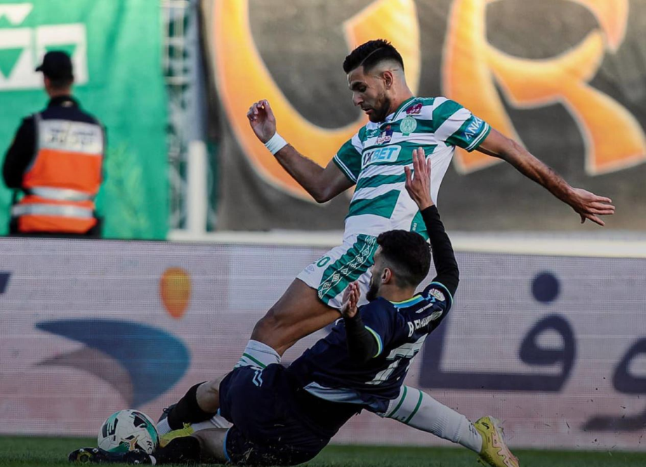 التعادل الإيجابي ينهي مباراة الرجاء الرياضي أمام ضيفه اتحاد طنجة