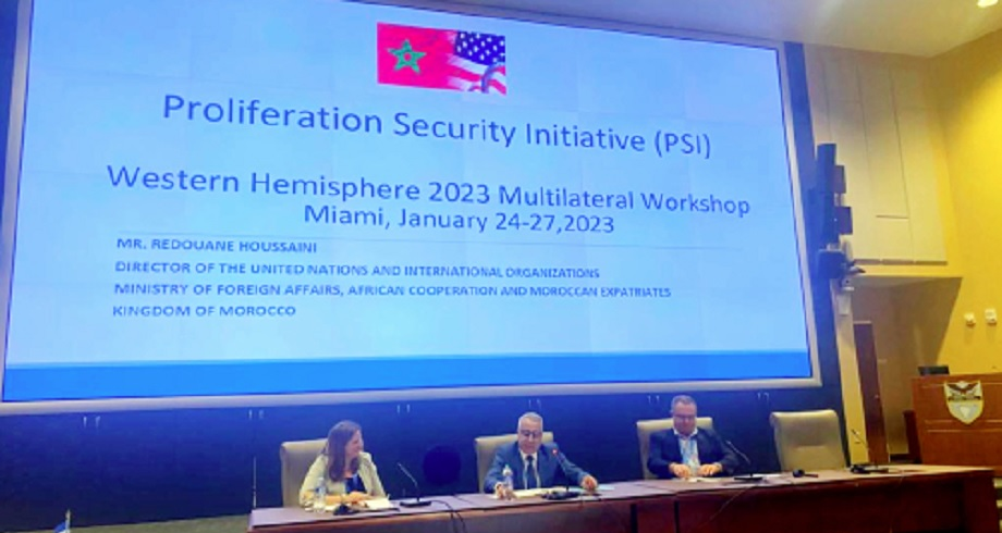 Le Maroc expose son expérience lors de la réunion pour l’Hémisphère ouest de l’Initiative de sécurité contre la prolifération à Miami