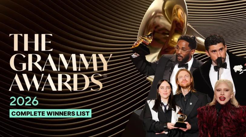 أبرز الأسماء الفنية الفائزة بجوائز غرامي لسنة 2026