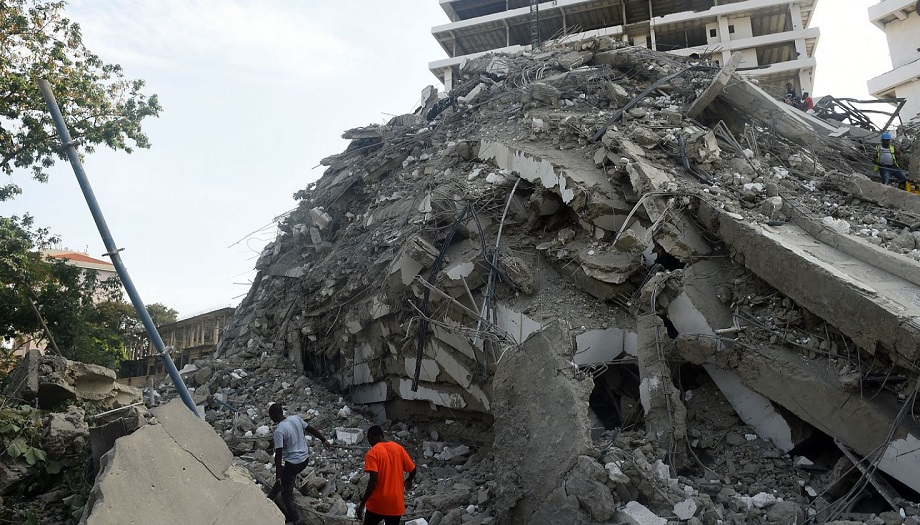 Effondrement d'un immeuble au Nigeria : Sept personnes secourues