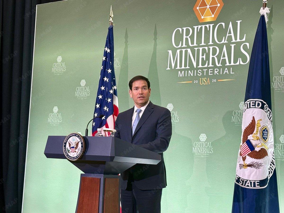 ماركو روبيو: المغرب يضطلع بـ"دور رئيسي" في جهود تنويع سلاسل التوريد العالمية للمعادن الاستراتيجية