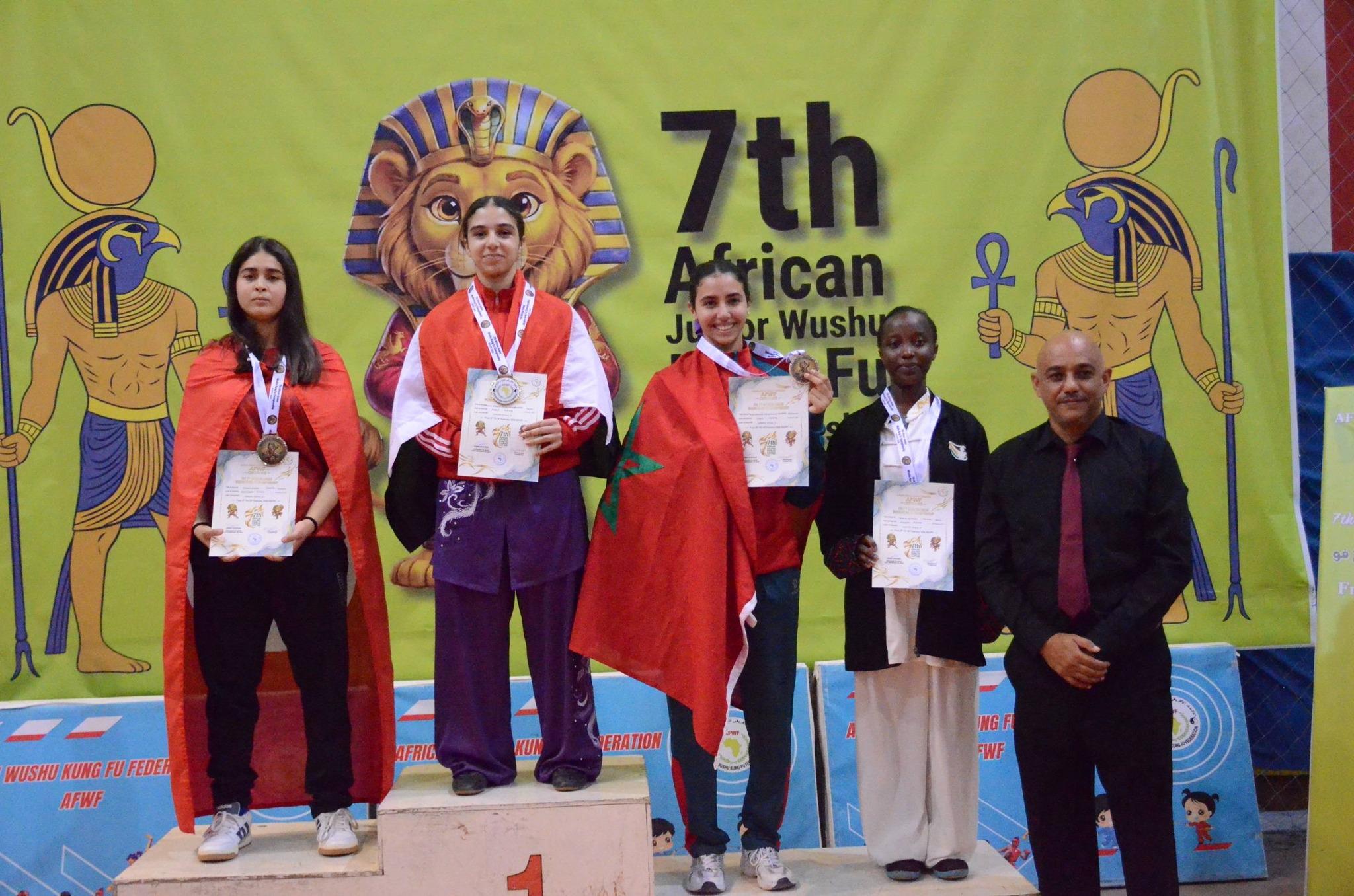 المغرب يحصد 5 ميداليات في افتتاح بطولة إفريقيا للناشئين للووشو كونغ بالقاهرة