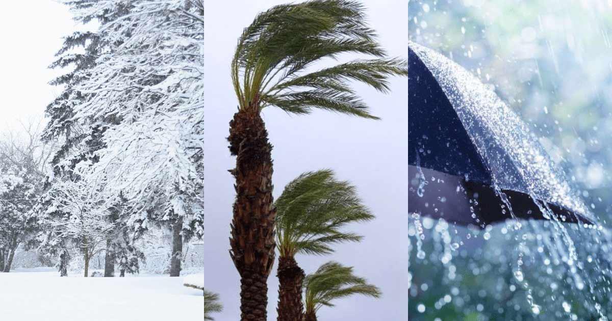 Maroc : Fortes pluies, chutes de neige et fortes rafales de vent de vendredi à samedi dans plusieurs provinces Maroc : Fortes pluies, chutes de neige et fortes rafales de vent de vendredi à samedi dans plusieurs provinces