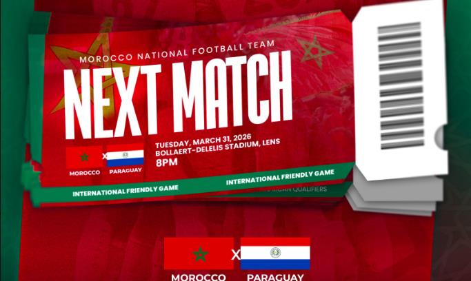 Billets en vente... quels tarifs pour le match amical Maroc – Paraguay ?