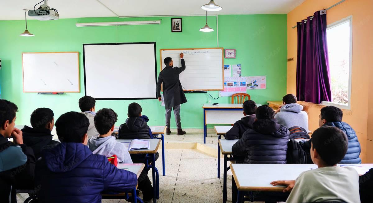 Ksar El Kébir : Les cours en présentiel reprennent dans plusieurs écoles suite à l'amélioration des conditions météorologiques