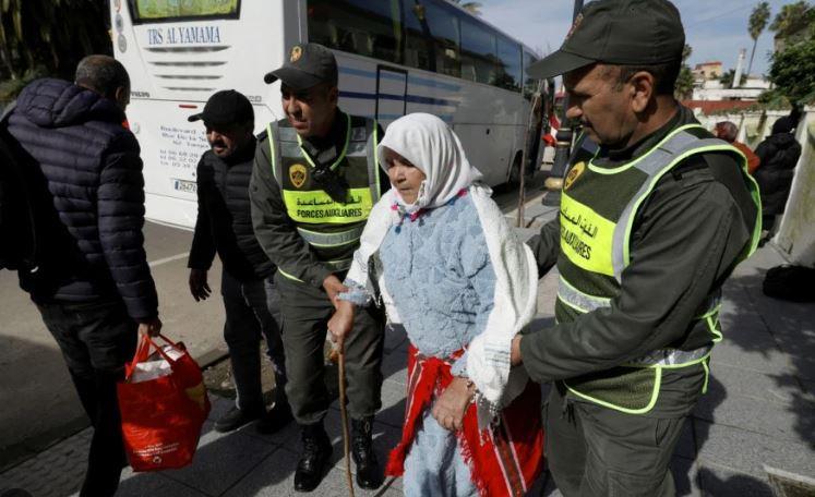 Province de Sidi Kacem : Poursuite de l'opération de retour des habitants à leurs domiciles après l'amélioration des conditions météorologiques