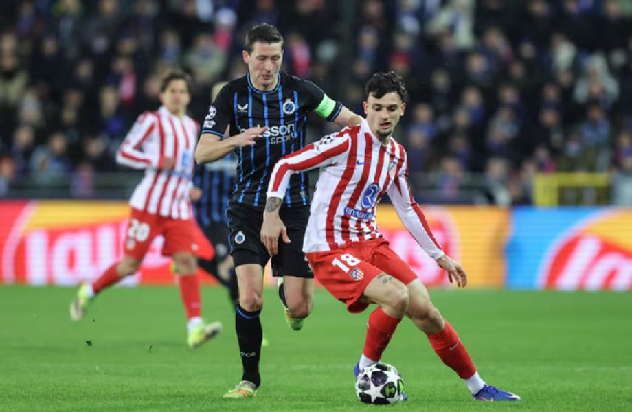 Ligue des Champions : Le Club Bruges arrache le nul face à l'Atlético Madrid (3-3)
