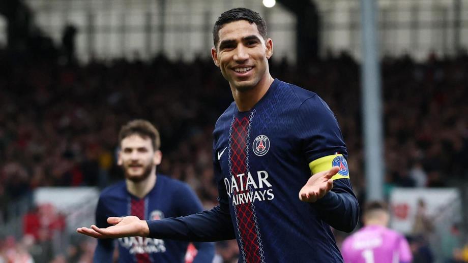 حكيمي يواصل حصد الألقاب ويتوج رفقة سان جرمان بلقب "الليغ 1"