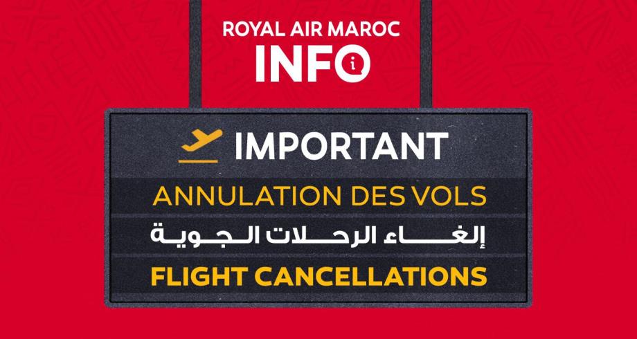 Intempéries : Royal Air Maroc annule ses vols au départ et à destination de Laâyoune