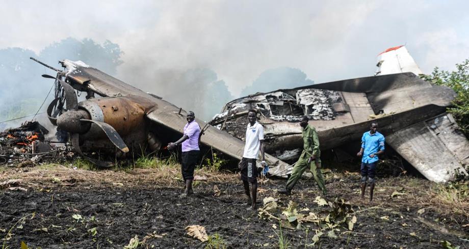 مقتل عشرة أشخاص في تحطم طائرة ركاب في جنوب السودان