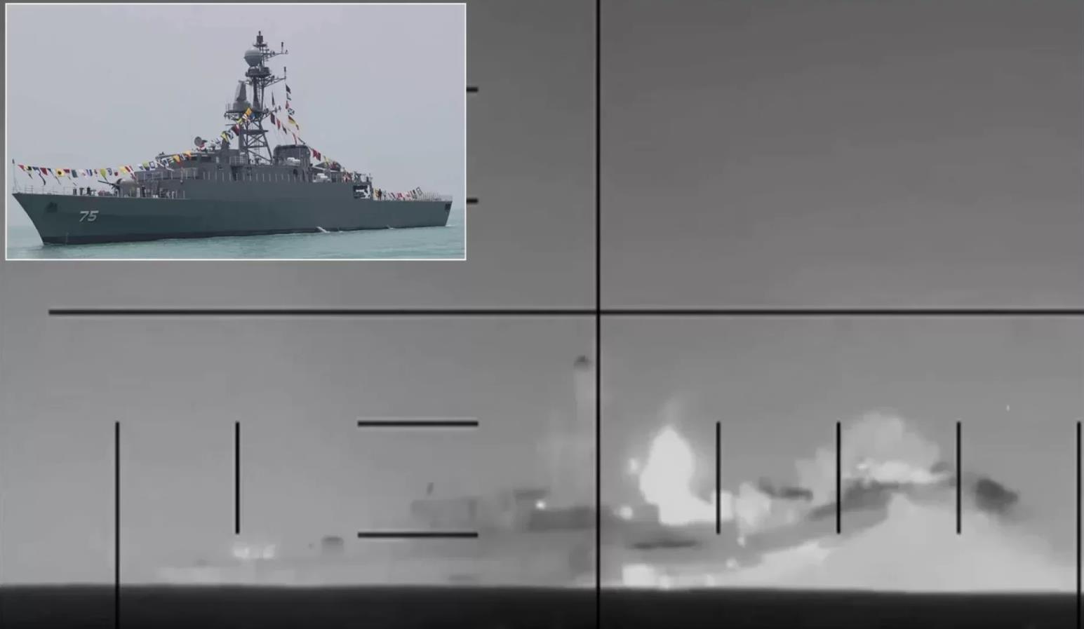 توجه سفينة إيرانية ثانية إلى سريلانكا بعد عملية إغراق الفرقاطة