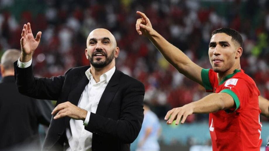 قائد أسود الأطلس يودع الركراكي