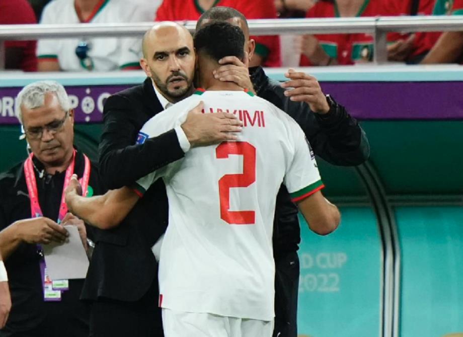 L'hommage émouvant de Hakimi à Walid Regragui