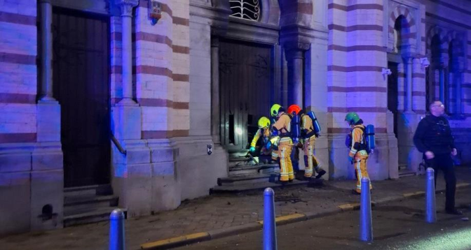 انفجار عند كنيس في لييج البلجيكية دون وقوع إصابات