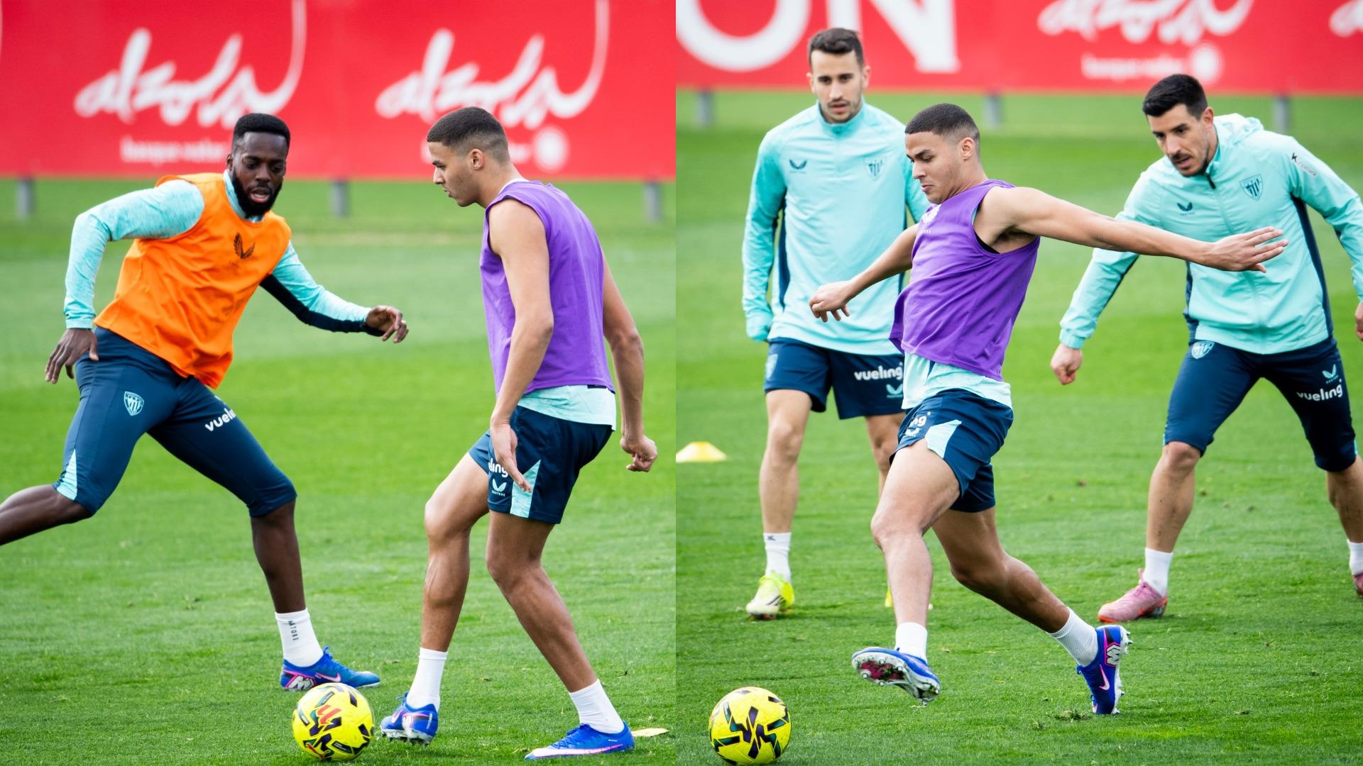 مروان سنادي يستأنف التداريب مع أتليتيك بيلباو  بعد أربع أشهر من العملية الجراحية