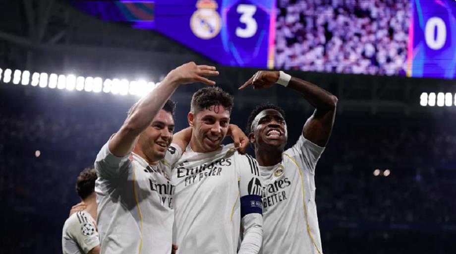 Ligue des champions : Le Real Madrid domine Manchester City grâce à un triplé de Valverde
