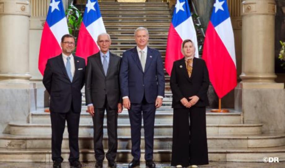 Talbi El Alami reçu par le nouveau président chilien