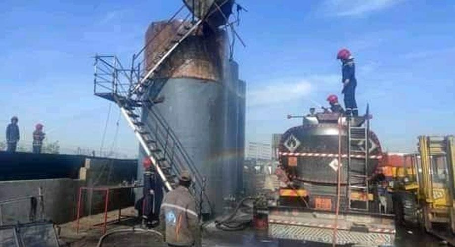 Explosion d'un réservoir de stockage des huiles usagées : 2 morts et un blessé grave