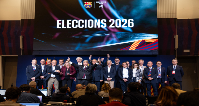 إعادة انتخاب خوان لابورتا رئيسا لنادي برشلونة لخمس سنوات جديدة