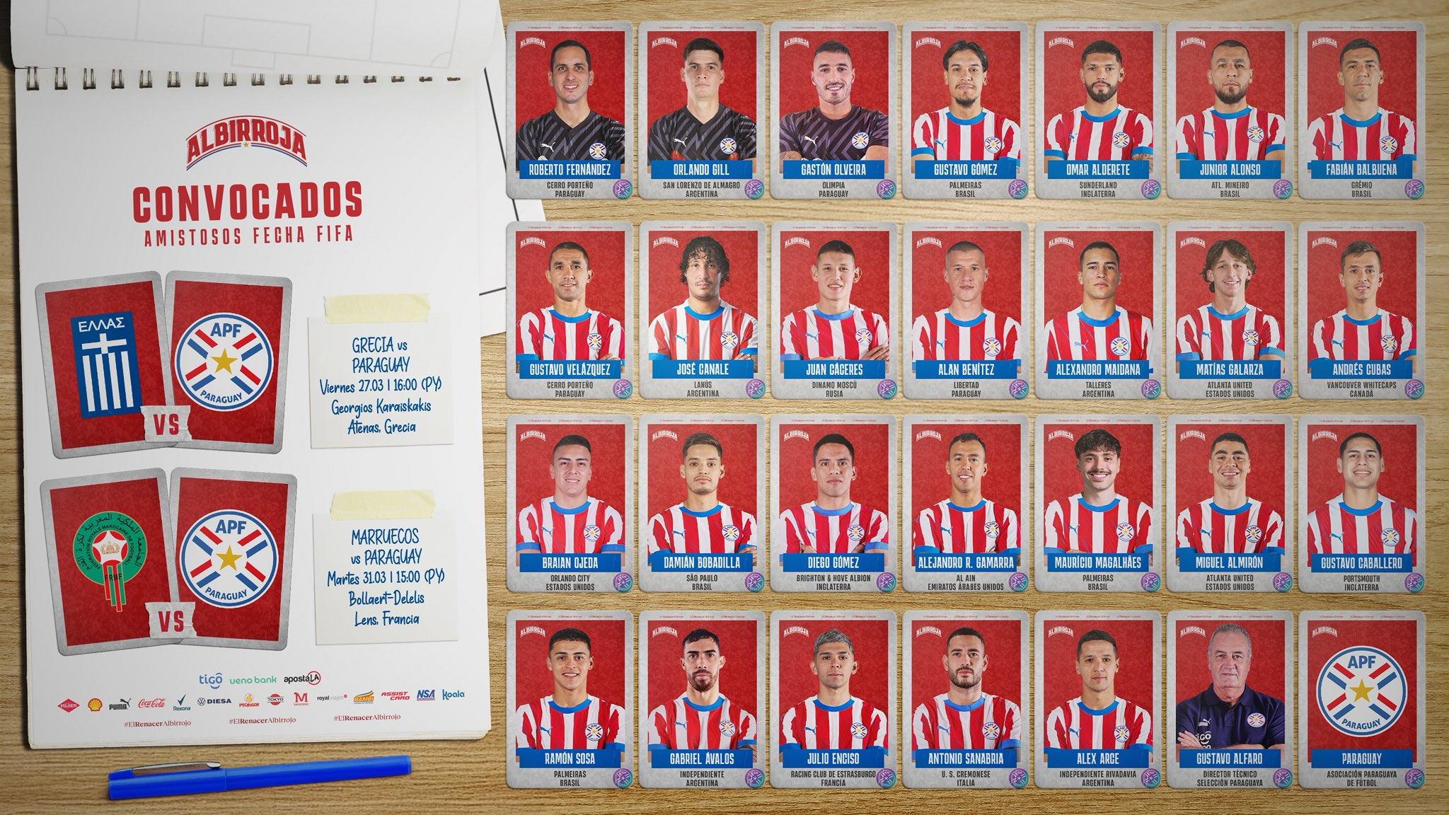 منتخب باراغواي يعزز صفوفه بلاعبين مُجنسين حديثا قبل مواجهة المغرب منتخب باراغواي يعزز صفوفه بلاعبين مُجنسين حديثا قبل مواجهة المغرب