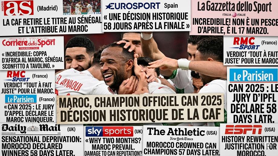 CAN 2025... que dit la presse mondiale sur le sacre du Maroc ?