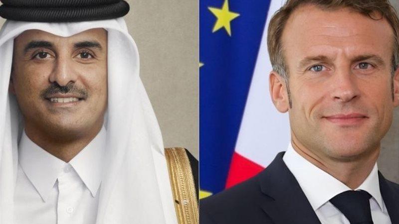 الاعتداءات الإيرانية..أمير قطر يبحث مع الرئيس الفرنسي تطورات الأوضاع في المنطقة