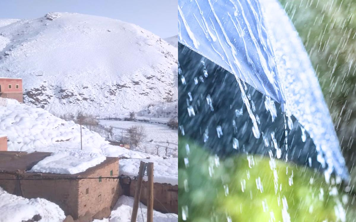 طقس الأربعاء .. المناطق الأكثر تأثرا بالأمطار والثلوج بالمغرب