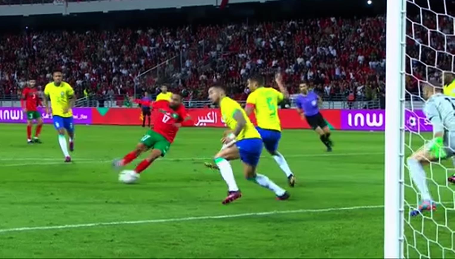 مباراة المغرب البرازيل .. الأسود يفتتحون التسجيل