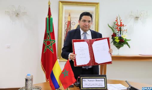 Le Maroc et la Colombie réaffirment la volonté du Roi Mohammed VI et du Président Duque de consolider le partenariat bilatéral